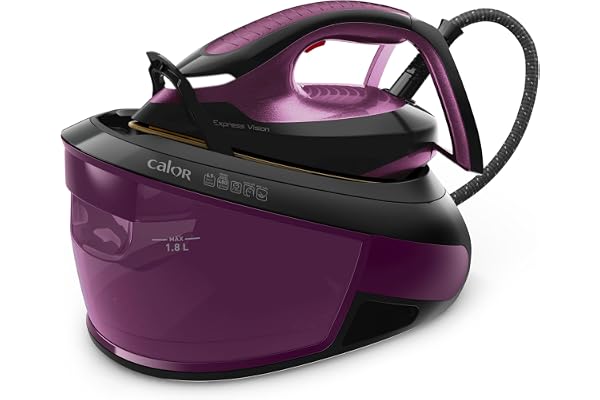 Calor Express Power Vision, Centrale Vapeur Classique, Débit vapeur 480 g/min, Sans réglage, Technologie LED Vision, Fabriqué en France, SV8152C0