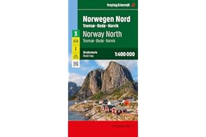 Norwegen Nord, Straßenkarte 1:400.000, freytag & berndt: Tromsø - Bodø - Narvik, mit Autofähren (freytag & berndt Auto + Freizeitkarten)