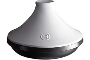 Emile Henry, cerámica, blanco, 4 l