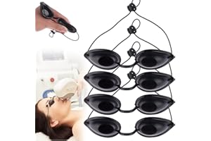 behone 4 sztuki okularów ochronnych UV do solarium, okulary ochronne, okulary ochronne, ochrona oczu, ochrona przed promieniowaniem UV, do kosmetycznej terapii laserowej, usuwania włosów IPL, ochrona