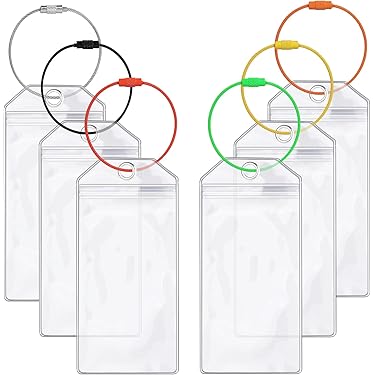 6 stuks lederen bagagelabels voor koffers UK, kofferlabels
