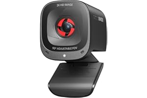 ‎ANKER Anker PowerConf C200 2K kamera internetowa dla komputerów PC, kamera komputerowa z mikrofonami z funkcją AI do redukcji szumów, mikrofony stereo, regulowane pole widzenia, korekcja słabego oświetlenia