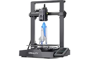 Creality Ender-3 V3 KE 3D Drucker, 500mm/s schnellere Druckgeschwindigkeit FDM Drucker mit Auto-Nivellierung, 3D Printer mit Sprite Direct Extruder, Druckgröße 220x220x240mm