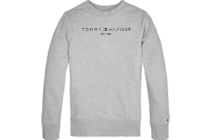 Tommy Hilfiger barn unisex sweatshirt Essential sweatshirt utan huva
