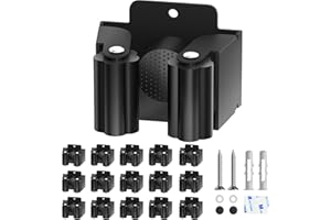 shirylzee 16 Stück Besenhalterung Wand Gerätehalter Besenhalter Wand Gartengerätehalter Wandhalterung Besen Besenhalter Organizer für Küche, Zuhause, Badezimmer, Garage, Garten