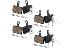 Zonon 4 Pairs Bicycle Disc Brake Pads and Spring Competible with Trp Tektro Shimano Deore