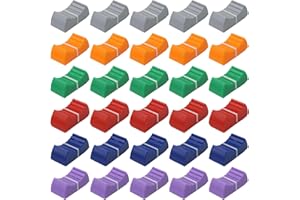 KNOB ZONE Fader/Slider-Kontrollknöpfe für Audio-Mixer, verschiedene Farben, 30 Stück
