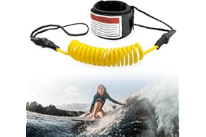 Minfuerang Guinzaglio SUP,Lacci di Sicurezza da Surf,Leash Regolabili per Adulti e Bambini,Accessori per Tavole da Surf per Sport Acquatici