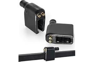 CLICK&FIT 2 PCS Front Windscreen Washer Spray Nozzles for 8-9mm Wiper Arm Compatible with Ford Transit, Mercedes Sprinter, VW Crafter, Peugeot Boxer, Citroen Jumper, Fiat Ducato, Iveco Daily