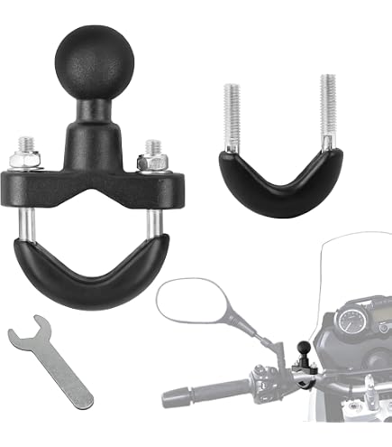 Adattatore RAM Mounts RAM B 309 5U con FORO CENTRALE DI 1,20CM E DUE