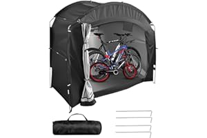 DOKKOME Tienda de campaña para bicicleta, resistente al agua, portátil, camping, tienda auxiliar, bicicleta, garaje, tienda para exteriores, cubierta para bicicleta, tienda de jardín para bicicletas,