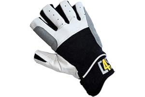 crazy4sailing Unisex Segelhandschuhe Regatta - 5 Finger-frei