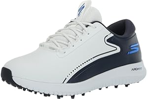 Skechers Max 2 Arch Fit, Sneaker da golf da uomo impermeabili senza tacchetti, 42 EU