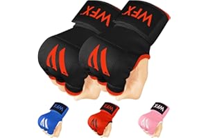 WFX Kids Junior Boxing Hand Wraps Inner Gloves Gel Padded Protection Gloves Pair Combat Sports for Young Fighters