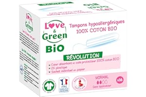 Love & Green BIO Tamponi ipoallergenici Digitali "NORMAL" x 16