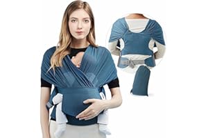 Plesuxfy Nouveau Porte-bébé à la Mo, Portage Bebe, léger, Respirant, Doux, Tout en 1 Porte-bébé Respirant Original