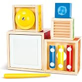 Hape E0336 m&uuml;zik Stapelwuerfel