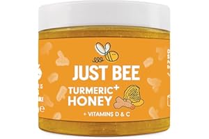 Just Bee Turmeric + Honey (260) | With Turmeric Extract, Vitamin D & Vitamin C | Supports Function of Immune System