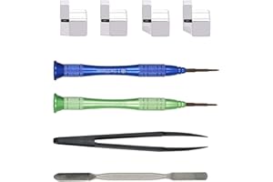 Mcbazel Replacement Metal L/R Lock Buckle Set with Open Tool for NS Switch Joy Con Controller(Not for NS2)