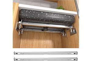 ZILCHX Undermount Sink Support Brackets, 2Pcs Adjustable Mounting Brackets, Stainless Steel Installation Kit for Heavy Duty Undermount Kitchen Bathroom Sink (28-39.4 inches (71-100cm))