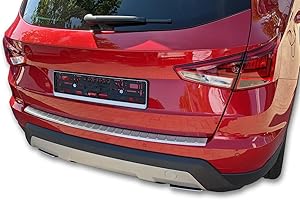 Boot Sill Protector Matte Stainless Steel Compatible with Seat Arona 2017 Onwards with Folded Edges Premium Quality RECAMBO