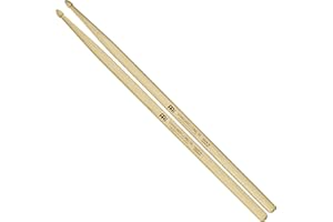 Meinl Stick & Brush Pałeczki perkusyjne, standardowe długie 7A — amerykańska hikora z drewnianą końcówką w kształcie żołędzia — wyprodukowane w Niemczech (SB121)