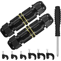 Connettore Impermeabile IP68 Per Cavi Esterni - Confezione Da 4 Pezzi, Diametro 5-14mm - Foto 8