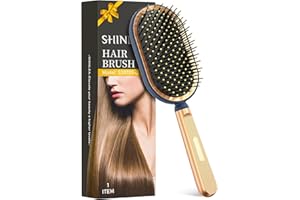 ‎SHINLEA SHINLEA Haarbürste Ohne Ziepen,Detangler Bürste für Männer Frauen Kinder,Entwirrbürste Lange Haare für Nass/Trocken Haar Styling,Paddelbürste Glätten&Entwirren,Reduzieren Tangle & Haarbruch