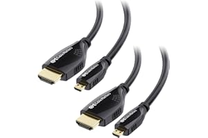Cable Matters Przewód High Speed ​​Micro HDMI z 2 metrami sieci Ethernet - gotowy do obsługi rozdzielczości 3D i 4K