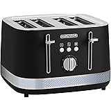 Morphy Richards 248020 Illumination 4 Slice Toaster, Black