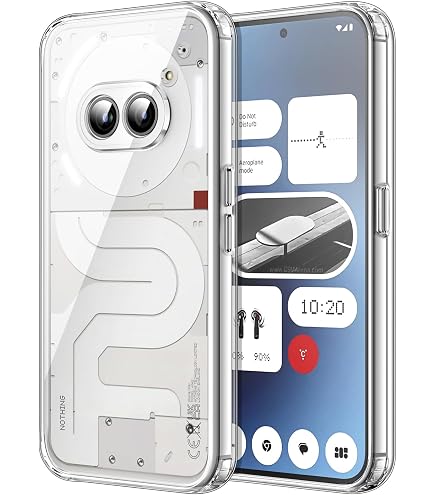 VENINGO Coque pour Nothing Phone 2a Mattte Translucide, Coque de Protection Intégrale, Étui Antichoc Antidérapant Translucide Mat Arrière Housse, Noir