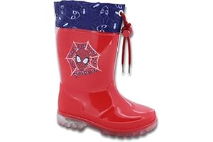 SUN CITY Stivali pioggia Spiderman con luci numero dal 24 al 32