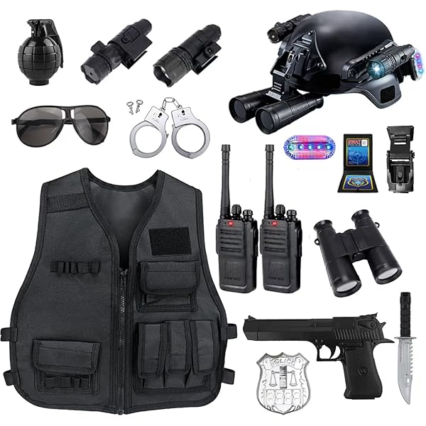 Gilet Antiproiettile S.W.A.T. Per Costumi - Party Fashion Widmann | Per Carnevale E Feste A Tema - Foto 4