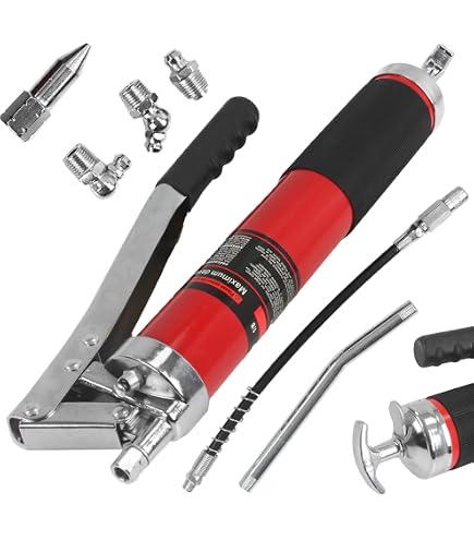 Ingrassatore a leva gr.500 con flessibile e testina