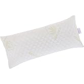 Todocama - Aloe Vera memory foam pillow with 100% viscoelastic flakes. Stretch Aloe Vera fabric. Thermo-regulated. Medium - H