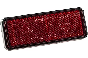 IBEX Rückstrahler mit Gewindebolzen M5 85 x 30 mm Reflektor Universal Motorrad