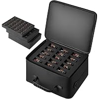 Mallette Hartem Pour Miniatures – étui Rigide Imperméable, Mousse 120 Fentes, 32 X 36 X 14 Cm, Pour Wargames
