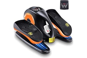 UOUCOO Electric Pedal Exerciser,Seated Elliptical Machine Cardio Under Desk Exercise Bike,Mini Cycle Trainer for Elderly,Sit down Foot Step Machine Leg Exercise Equipment for Home Use,Mini Elliptical