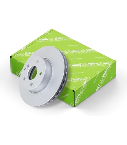 VALEO Disque De Frein Ventilé Avant - 197590 - Diamètre 266 Mm - Qualité Premium OE, Freinage Puissant Et Durable