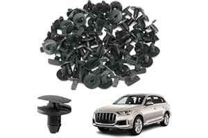SEEFEY 30 Clips de Rivet en Plastique Voiture,Fixation Parechocs 8565.53 1609267280,Clip Voiture pour Auto Panneaux Garniture de Portière Compatible avec Citroen Peugeot Jumpy Berlingo C3 C4 C5 C6 clio2