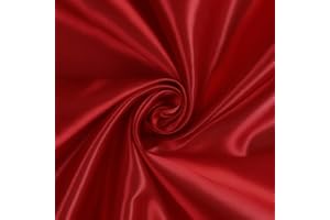 Mondo Tessuti – Pannello Raso Morbido Tinta Unita 100x150cm (Rosso)