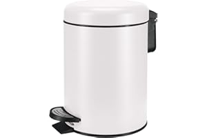 KLEINE WOLKE Kosz na kosmetyki One, kolor: biały, materiał: stal nierdzewna/PP, rozmiar: wiadro 3 litry