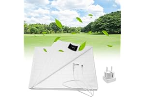 ‎IPALAMILA iPalamila Grounding Bed Sheet Erdungsmatte Nach Eu-Norm,Erdungsbettlaken mit 10% Silberfaser und 90% Bio-Baumwolle,Erdungsmatte für besseren Schlaf Erdungsenergie und Rückgewinnung. (Beige)