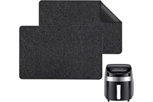 guobinZH 2 Pezzi Friggitrice ad Aria Tappetino Resistente al Calore Frullatore Tappetino Antiscivolo Tovaglietta Mobile in Feltro Piano di Lavoro Della Cucina Protezione Termica Tappetino