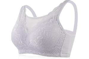 Lervanla Mastectomy Bras With Pockets Non Wired Post Up Bras Support Breast Inserts for Everyday Bra