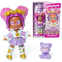 KOOKYLOOS Pet Party Diana Doll With Leopard - Includes Doll, Pet, Outfit, Shoes, Accessory, 3 Changeable Faces - View #4