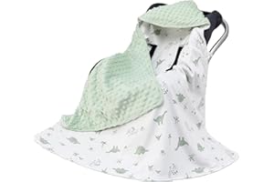 LAT LEE AND TOWN LAT Coperta per Passeggino 90x90cm, Coperta Neonati per Seggiolino Copertina Sacco Ovetto per Tutto l'anno, Cotone Copertina Universale per Passeggino Seggiolino Auto Carrozzina