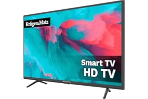 Krüger&Matz Telewizor 32" HD Smart 1366x768 px DVB-T2/S2 H.265 HEVC Podświetlenie D-LED Odświeżanie 60 Hz KM0232-S6