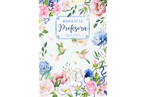 Agenda de la profesora 2024 2025: cuaderno de notas ideal para el profesorado, semanal, pequeña de bolsillo