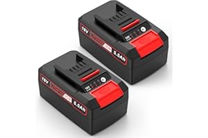 KEATFE 2-Packs 5500mAh Battery for Einhell Power X-Change 18V Tools, 5.5Ah Li-ion Battery Replacement Compatible With Einhell PXC Power Tools And Garden Machines